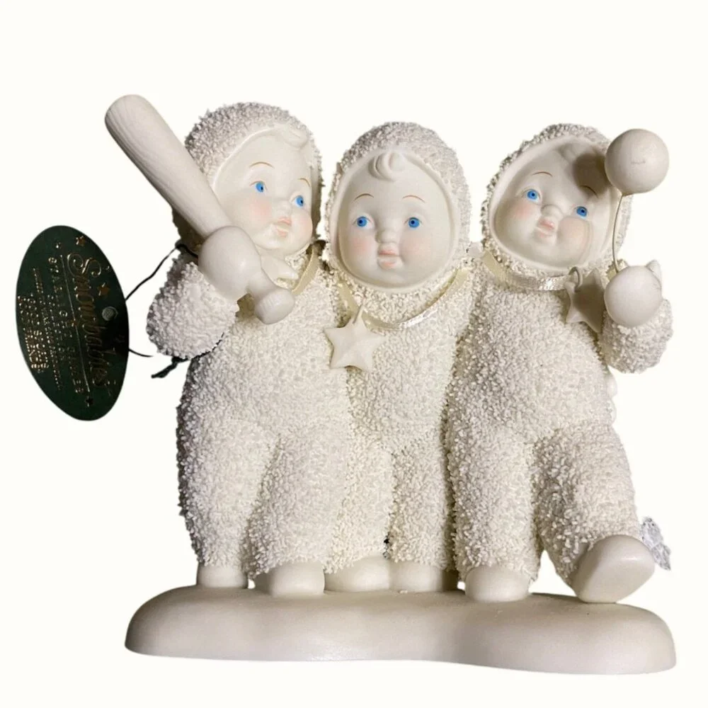 Department 56 Snowbabies Good Sports Good Friends Collectible Figurine Rare - Picture 3 of 7